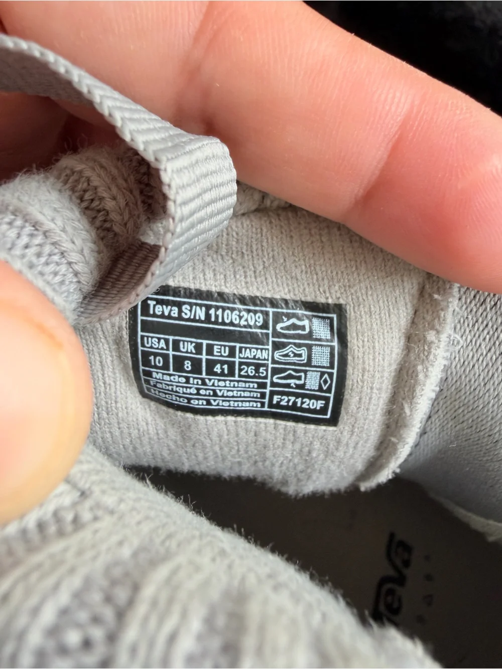 Teva ReEmber Mid Quilted Slip-On Boots Grey Women’s Size 10